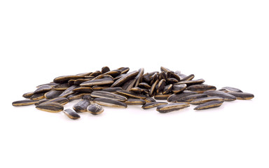 Sunflower seed isolated on white background