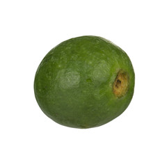 fresh feijoa isolated on white background