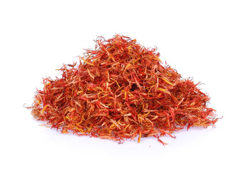 Fototapeta premium Safflower on white background