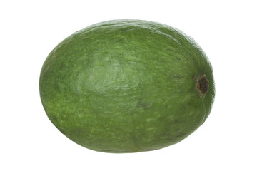 fresh feijoa isolated on white background