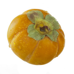 persimmon isolated on white background