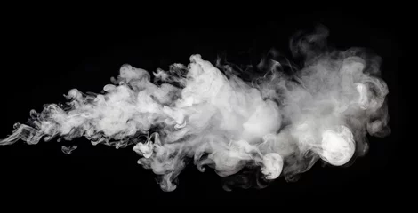 Washable wall murals Smoke Abstract smoke on a dark background