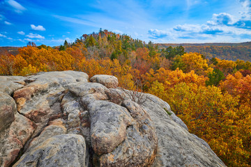 View from Sandstone Outcrop at Twin Arches Trail, TN