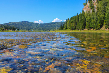 lake in the mountains