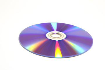 cd or dvd isolated on white background