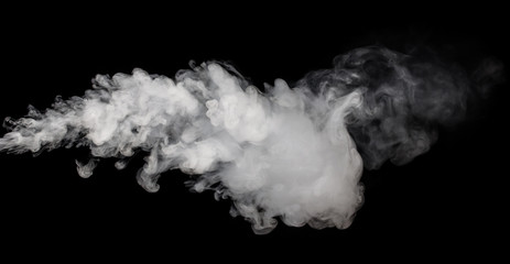 Abstract smoke on a dark background