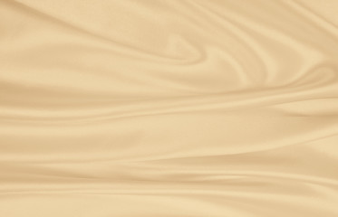 Smooth elegant golden silk or satin luxury cloth texture as wedding background. Luxurious background design. In Sepia toned. Retro style