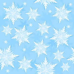Winter holidays seamless pattern