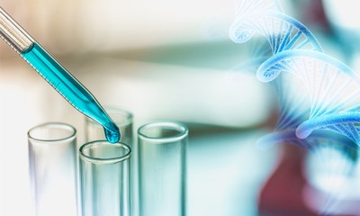 Science laboratory test tubes , laboratory equipment