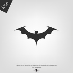 Halloween bat icon
