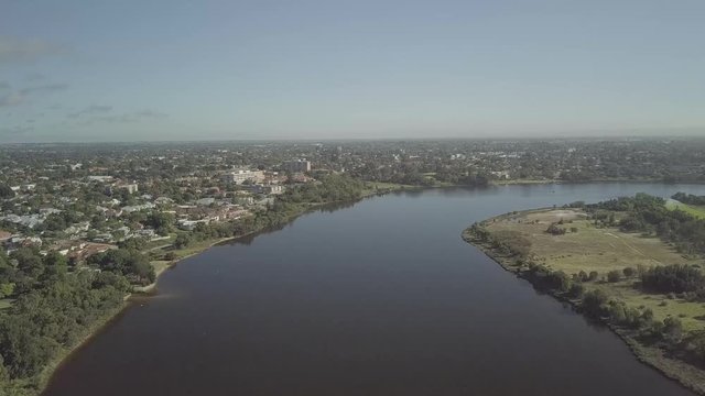 East Perth view of Swan River