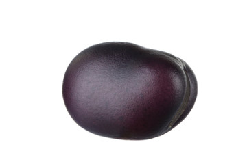purple bean isolated on white background