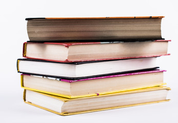 books stack for reading
