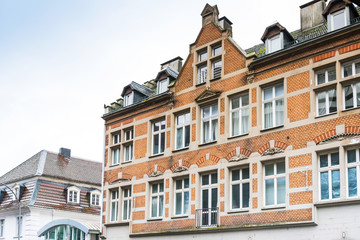 Antique building view in Old Town Metz, France