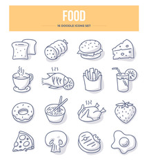 Food & Drink Doodle Icons