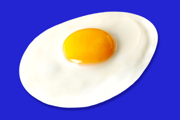 EGG ON BLUE