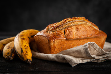 Homemade banana bread
