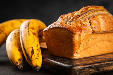 Homemade banana bread