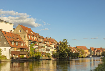 Bamberg, Klein-Venedig quarter on Regnitz river