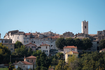 Fototapeta na wymiar View of medieval town of Vence France 