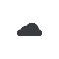 Cloud icon. Vector cloud shape. Element for design mobile app or website. Backup sign