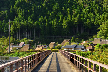 かやぶきの里　美山、京都