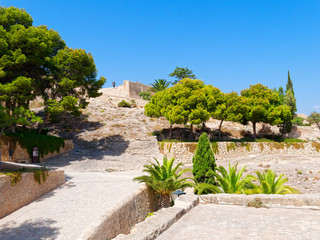 Obraz premium Castillo de Santa Barbara (Santa Barbara Castle), Alicante. Spain.
