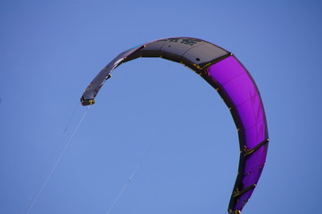 paraglider in the sky