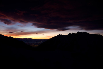 Sunset at Alta Utah