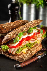 Classic BLT sandwiches