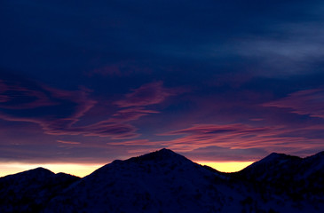 Sunrise, Wasatch Mountains, Utah
