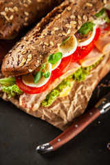 Classic BLT sandwiches