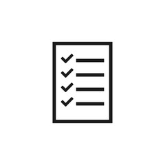 checklist icon. checklist checkboard icon vector