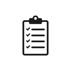 checklist icon. checklist checkboard icon vector