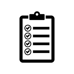 checklist icon. checklist checkboard icon vector