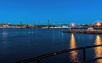 view of the bridge