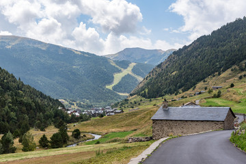 Summer in the Incles Valley, Andorra. Vall d´Incles, Andorra