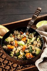Quinoa salad in a bowl