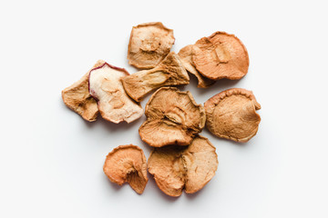 dried apples, preparations for the winter, sliced ​​apples