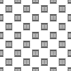 Modern window frame pattern vector seamless repeating for any web design