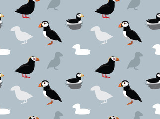 Bird Puffin Wallpaper