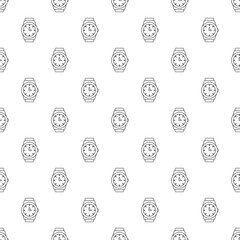 Wristwatch pattern vector seamless repeating for any web design