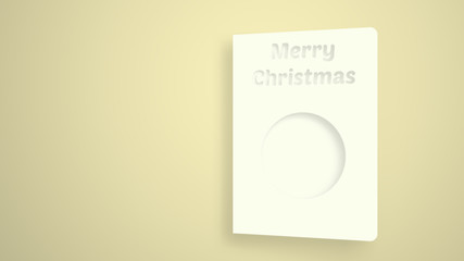 Christmas card ideal for the Christmas period, with space to write