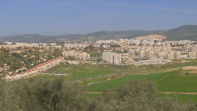 Southern side Beit Shemesh view from mount