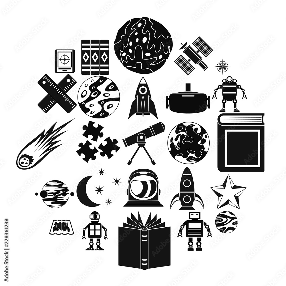 Poster astronomy icons set. simple set of 25 astronomy vector icons for web isolated on white background