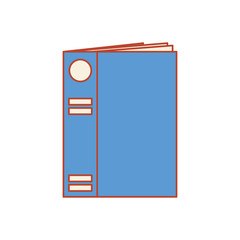 library book isolated icon