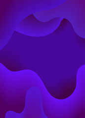 Colorful geometric background. Fluid shapes composition. Eps10 vector.