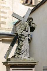 Jesus Statue in Armenian Cathedral of Lviv, Ukraine