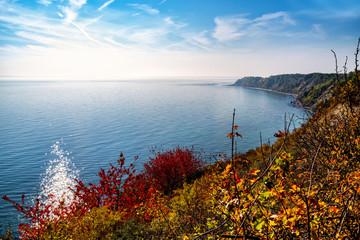 Kap Arkona mit herbstlichen Farben, Rügen, Putgarten