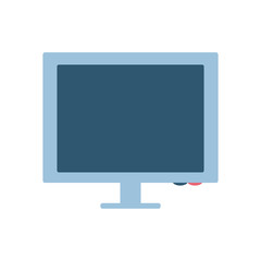computer monitor isolated icon